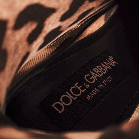 Dolce and Gabbana KIM Leopard Print Thigh-High Boots - Picture 10 of 12